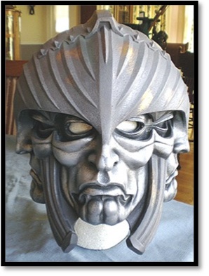 Head mask used in Chronicles of Riddick.