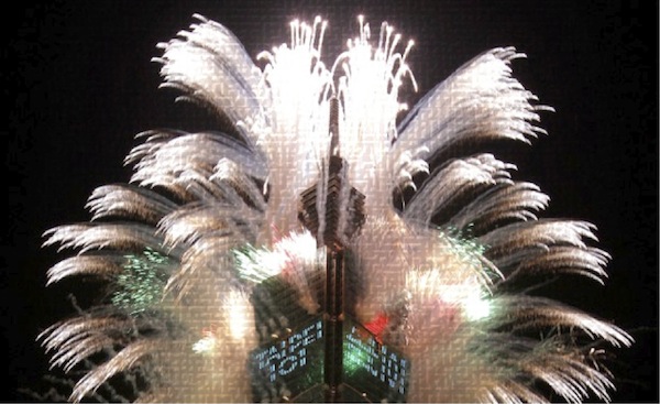 Taiwan, New Years fireworks