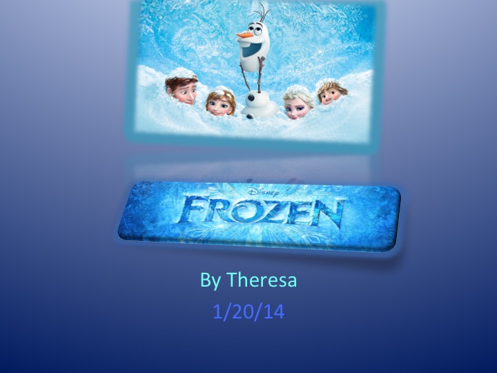 Frozen cover page