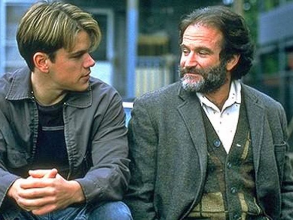 Sean Maguire played by Robin Williams at Movies Grow English