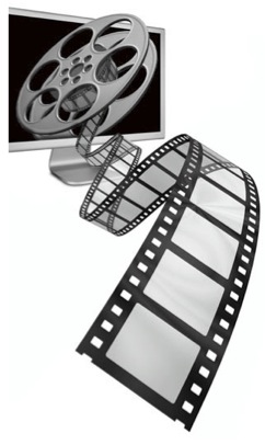 Movie reel and film
