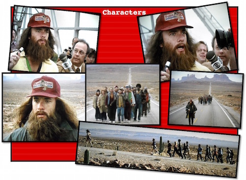 Cover poster for short-sequence movie ESL lesson for Forrest Gump at Movies Grow English