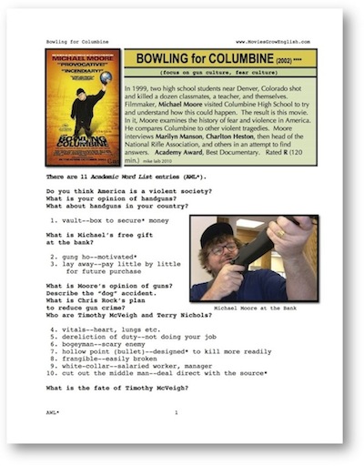bowling for columbine essay conclusion Bowling for columbine, directed by michael moore, has been given numerous awards for the best documentary for many, such as jim ferguson of kmsb-tv, he says. bowling for columbine essay conclusion Bowling for columbine, directed by michael moore, has been given numerous awards for the best documentary for many, such as jim ferguson of kmsb-tv, he says.