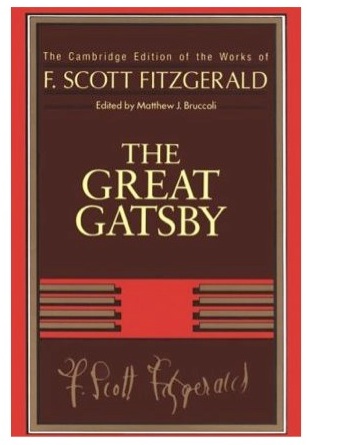 Book cover for The Great Gatsby for the film ESL lesson of the same name