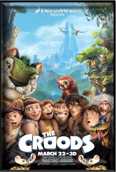 The Croods, movie poster for ESL whole-movie lessons
