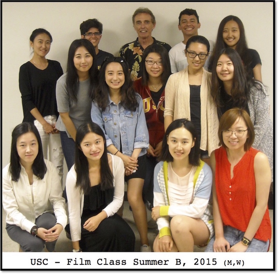 USC Film Class, Summer B 2015 (MW) at Movies Grow English, ESL Lessons using movies. Musleh Al-Garni, Zuhui An, Anna Ferreira, Fatma Gorkam, Daeyoung Kim, Lina Li, Siyu(Claire) Li, Qinghong Lin, Xiyang(Cici), Yuning(Renee) Liu, Yuying(Daisy) Sun, Tang(Angra) Tang, Henrique Teixeira, Mehmet Tirampaoglu, Xiaoyu(Sylvie) Weng, Gustavo Willig, Xiaoyu(Iris) Yang, Rundong(Carly) Zhang, Tianqi(Amber) Zhang, Xueting Zhang, Yang Zhang, Sizhuo(Jessica) Zou, Yuhan(Jacqueline) Zou.