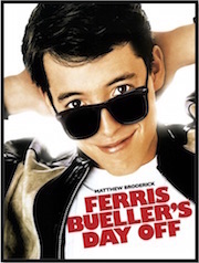 Poster for Whole-Movie ESL lesson for Ferris Bueller's Day Off at Movies Grow English