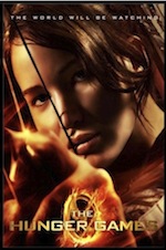 The Hunger Games, whole-movie ESL lesson poster