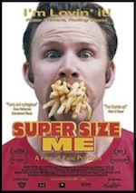 Super Size Me, whole-movie ESL lesson poster