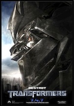 Transformers, whole-movie ESL lesson poster