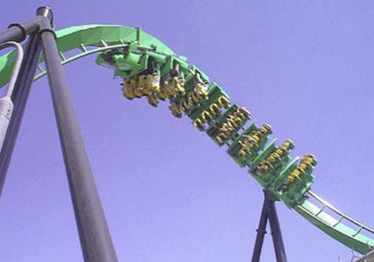 Riddler's Revenge at Six Flags Magic Mountain